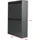 [en.casa] Sokndal 50 x 71 x 15 cm grau / grau