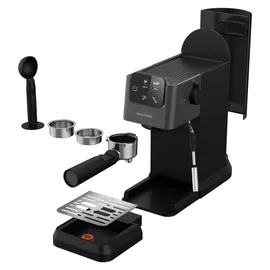 Grundig KSM 4330 schwarz mit Milchaufschäumer und abnehmbaren Wassertank