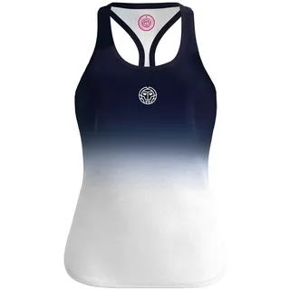 BIDI BADU Crew Tennis-Tanktop Damen DBLWH - dark blue, white XL