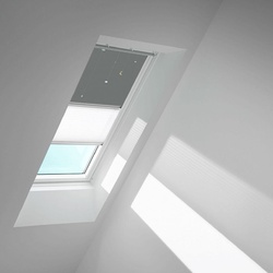 VELUX Verdunkelungsrollo Duo DFD Kids Mobile 4665, 55x78 cm (C02), Aluminiumschiene,GGU,Manuell,VELUX