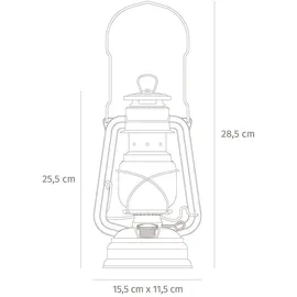 Feuerhand Sturmlaterne Baby Special 276 15 x 26,5 x 13,5 cm pastel orange