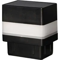 Floraworld Pfostenkappe 6,5 x 7,1 cm Schwarz/Kunststoff