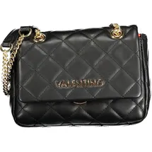 Valentino Ocarina Flap Bag Kunstleder Black/Gold