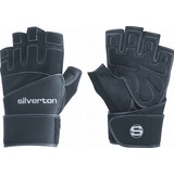 Silverton Herren Fitness-gewichtheberhandschuh Power Plus Handschuhe, Schwarz, 2XL