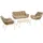 Hesperide Paopao Beige 4-Sitzer