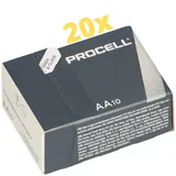 Duracell 200x Duracell Procell MN1500 Mignon AA LR6 Batterie