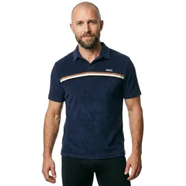 Boss Poloshirt Iconic aus Frottee blau XL (52)