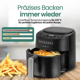 EMERIO Heißluftfritteuse AF-129369 schwarz
