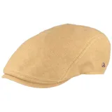 Göttmann Schiebermütze Jackson längsteilig aus Leinen mit UV-Schutz 50+ gelb S