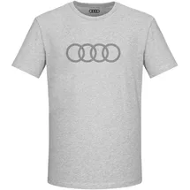 Audi Collection Audi T-Shirt Ringe, Herren, weiß -M - M
