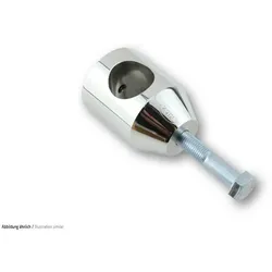 Ritz Alu-Riser Big Bone, poliert, 40 mm, 1 Zoll, silber