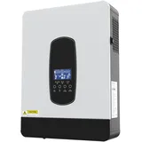 SOGTICPS 2200W Solar-Hybrid-Wechselrichter DC12V zu AC230V,DC55-450V Eingang,geeignet für 12V Batterienetzunabhängiger Reiner Sinus-Wechselrichter mit 80A MPPT Solar-Ladegerät+AC-Ladegerät