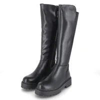 La Strada Damen Under The Knee Stiefel Schwarz Reißverschluss, Größe:41, Farbauswahl:schwarz - 41 EU