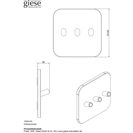 Giese Hakenleiste 10044-02,