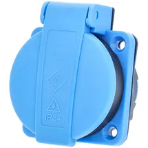 as - Schwabe Einbausteckdose IP54 Blau