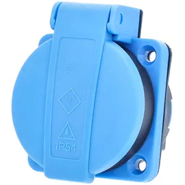 as - Schwabe Einbausteckdose IP54 Blau