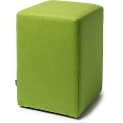 Hocker Pomp Ruhe & Raum pistazie grün, Designer Willi Hubor, 47.5x33x33 cm