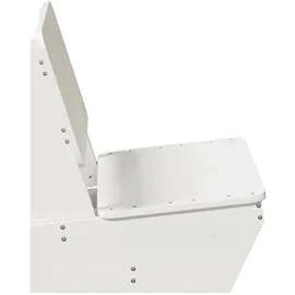 vidaXL Gartenstuhl 60 x 64 x 70,5 cm weiß 2 St.