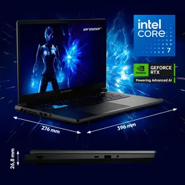Medion Defender 17 P1 17,3" Intel Core 7 240H 32 GB RAM 2 TB SSD RTX 5060 Windows 11 Grau