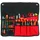 Papyrus Werkzeugrolltasche Polyester 360x160mm Schwarz/Rot