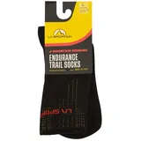La Sportiva Endurance Trail Socken 1 Paar Schwarz/Gelb 35-37