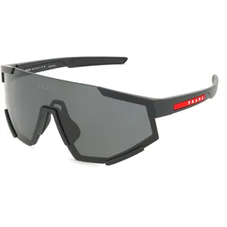 Prada Linea Rossa PS04WS Herren-Sonnenbrille Vollrand Pilot Kunststoff-Gestell, schwarz