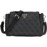 GUESS Umhängetasche Noelle BG Coal Logo Grau Damen