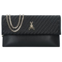 Patrizia Pepe Fly Clutch Tasche Leder 27.5 cm nero