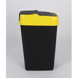 Heidrun Schwingdeckeleimer 35 l Schwarz