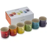 Le Creuset Kaffeetasse 0,35 l Mehrfarbig 6 St.