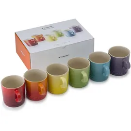 Le Creuset Kaffeetasse 0,35 l Mehrfarbig 6 St.