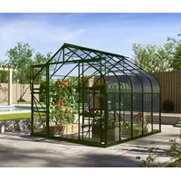 Vitavia Gewächshaus Saturn 8300 ESG, inkl. Fundament, Dunkelgrün