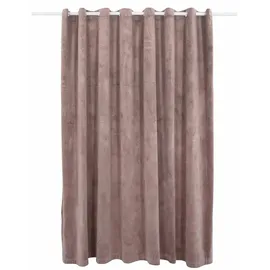 vidaXL Verdunkelungsvorhang mit Metallösen Samt Antik-Rosa 290x245 cm