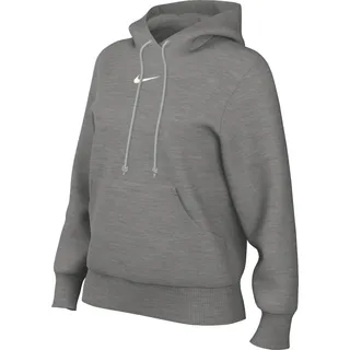 Nike Sportswear Phoenix Fleece Hoodie Damen 063 dk grey heather/sail M