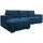 Mirjan24 Ecksofa Blau,