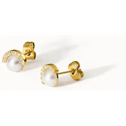 PURELEI Halo Ohrringe mit Zirkonia Steinen