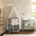 Waldin Babybett OWAL Kinderbett 7in1 mit Matratze, mitwachsendes Kinder-Bett
