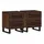 vidaXL Nachtschrank Kylee 40 x 34 x 46 cm Braun