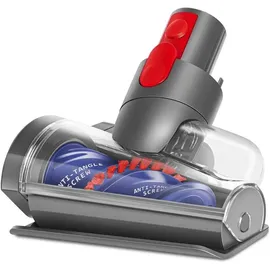 spehiate Anti-Verwicklungs Haardüse Bürstenkopf Aufsatz für Dyson V7 V8V10 V11 V15, Ersatzteile Mini-Motorwerkzeug für Reinigung von Matratze,Bett,Sofa,... - Grau