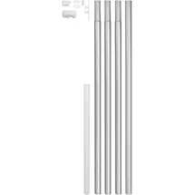 GAH Alberts Fahnenmast Zylindrische Form Aluminium zum Einbetonieren Ø 5 cm x 620 cm