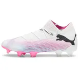 puma white/puma black/poison pink 38