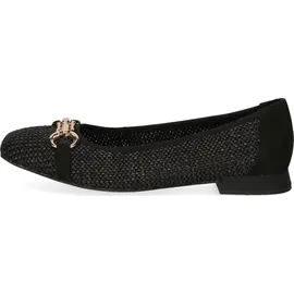 CAPRICE Da.-Ballerina für Damen, schwarz, Größe 41 EU