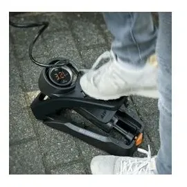 SKS Airstep Digi Fußpumpe mit Digitalmanometer, schwarz