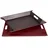 Freeform Wendetablett, 45x35cm, Anthrazit metallic/burgund