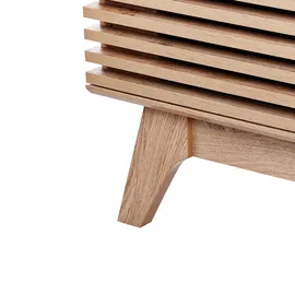 Beliani Toledo TV-Möbel 180 x 40 x 44 cm Braun Holzwerkstoff
