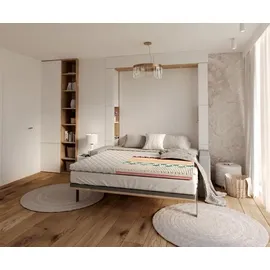 Fdm Topper 180x200 cm Matratzenauflage mit HR-Schaum Höhe 6 cm weiß