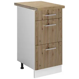 Vicco Schubladenschrank R-Line 40 x 60 x 81,5 cm Weiß