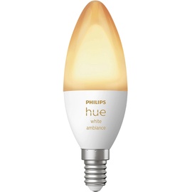 Philips Hue LED-Leuchtmittel (Erweiterung) 871951435665800 EEK: G (A - G) Hue White Ambiance Kerze 470 lm 1er Pack