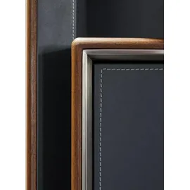 aea Schreibtisch Set Büro Garnitur tisch Chef Sessel Schrank Einrichtung Neu 3tlg. - Braun