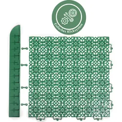 Klickfliesen-Eckleiste ANDIAMO "Terra Sol, Made in Swiss", grün, B:50mm L:430mm, Polyvinylchlorid (PVC), Hartbodenbeläge, idealer Fliesen-Abschluss